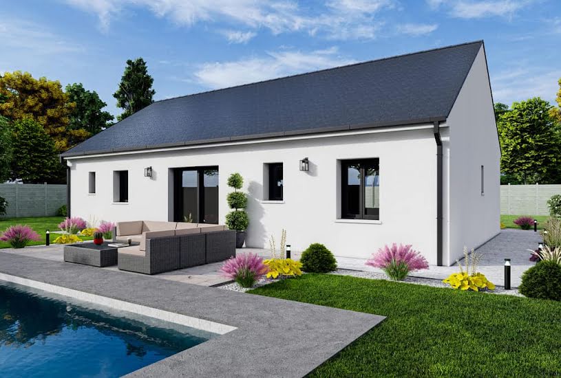  Vente Terrain + Maison - Terrain : 900m² - Maison : 94m² à Le Coudray-Macouard (49260) 