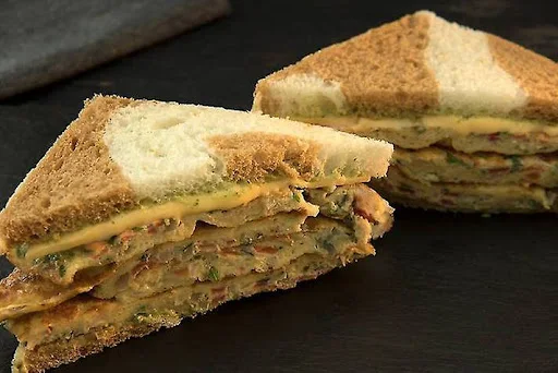 Omelette Cheese Whole Wheat Sandwich