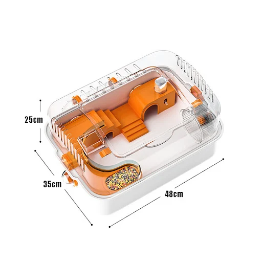 Pipe Hamster Cage Acrylic Tunnel Cage Golden Bear Cage Special Anti-bite Large Luxury Hamster Supplies