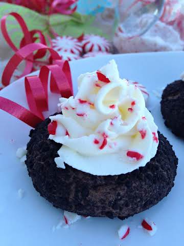 Chocolate Peppermint Cheesecake Cookies