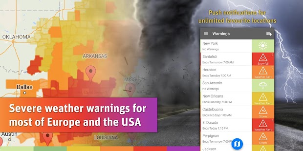AlertsPro - Severe Weather screenshot for Android