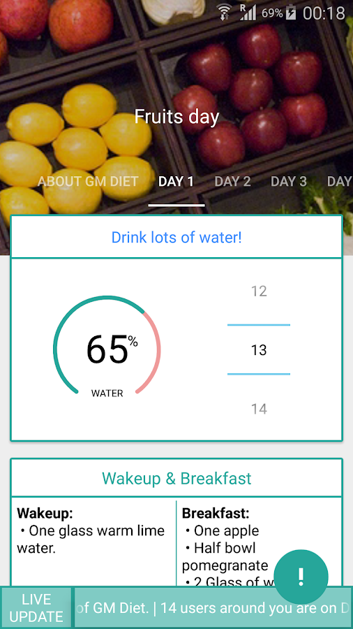 13 Day Water Diet