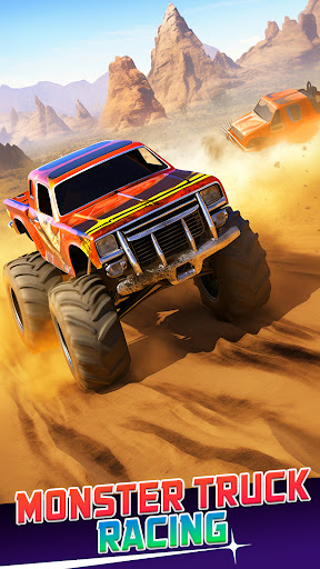 Screenshot Monster Truck Race - Mega Ramp