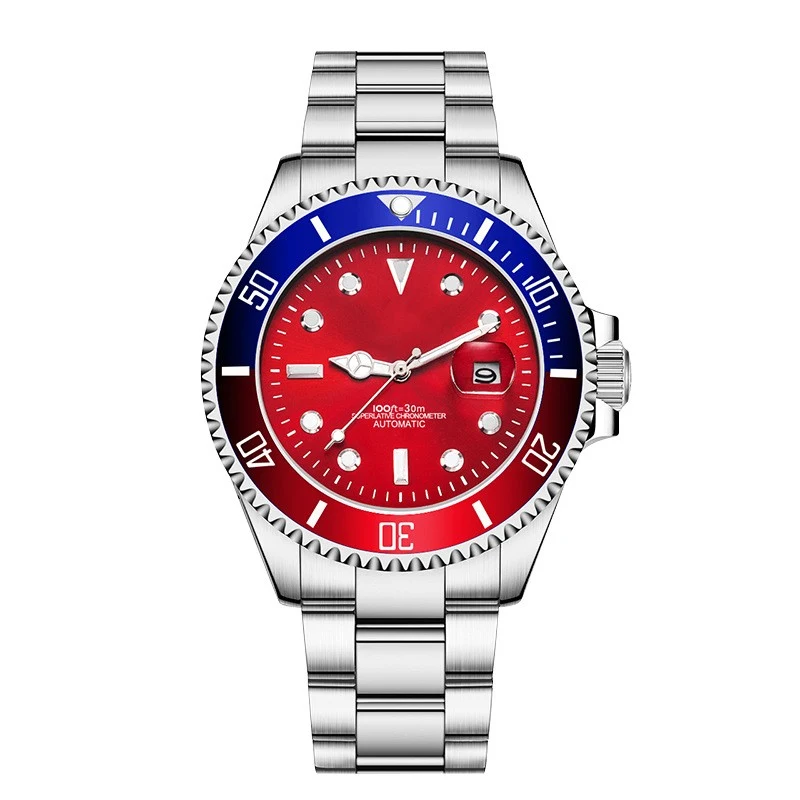 Title 14, Relógio mecânico masculino com pulseira de aço ...