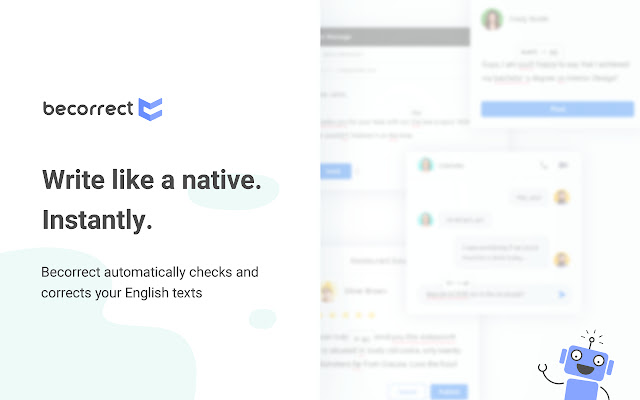 Becorrect – English Grammar & Spell Checker chrome extension