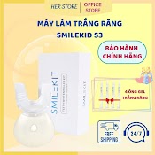 Máy Làm Trắng Răng Smilekit S3 , Làm Trắng Răng An Toàn, Hiệu Quả Với 15 Phút Mỗi Ngày, Tặng 4 Ống Gel