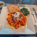 Black bread and potatoes