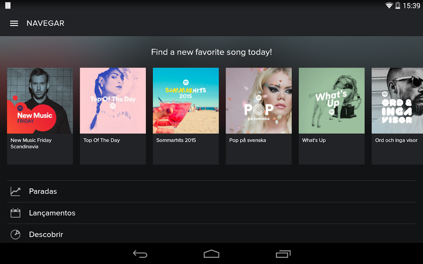  Spotify Music: captura de tela 