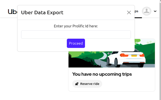 Uber Data Export