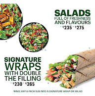 Subway menu 5