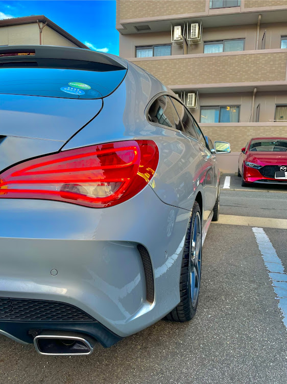 CLAシューティングブレークの#車好きと繋がりたい・スペーサー取り付け・シューティングブレーク・メルセデスベンツに関するカスタム事例の投稿画像1枚目
