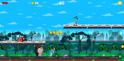 Screenshot Oggy fight with Bob run