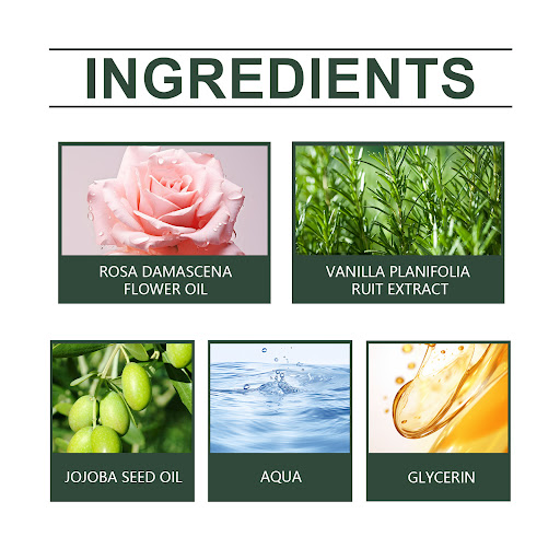 Title 12, Handmade Vanilla Rose Body Oil Nourishing Skin ...