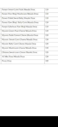 A1 99 Variety Dosa Corner menu 5