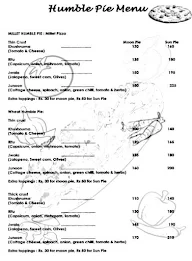 Ishta Cafe - Millet Pizzas menu 1