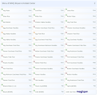 MMQ Biryani & Kebab Center menu 2