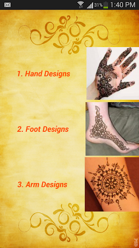 Cute New Mehndi Designs