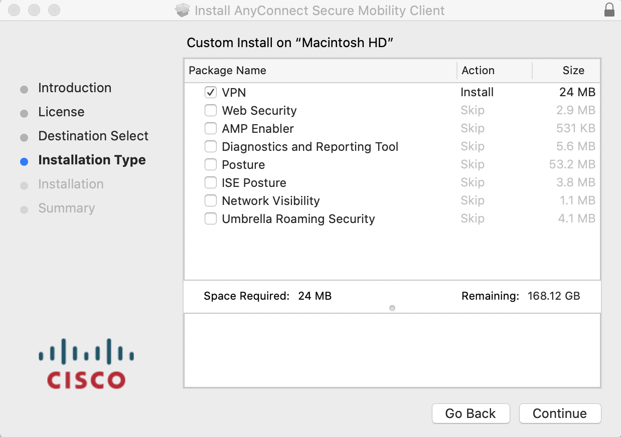 Open Cisco Anyconnect Secure Mobility Client