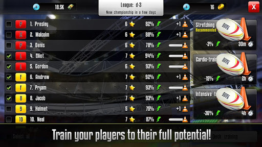 Screenshot Rugby Manager