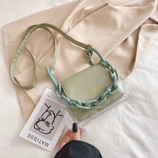 Title 5, Fashion Chain Bag Single Shoulder Messenger Bag...