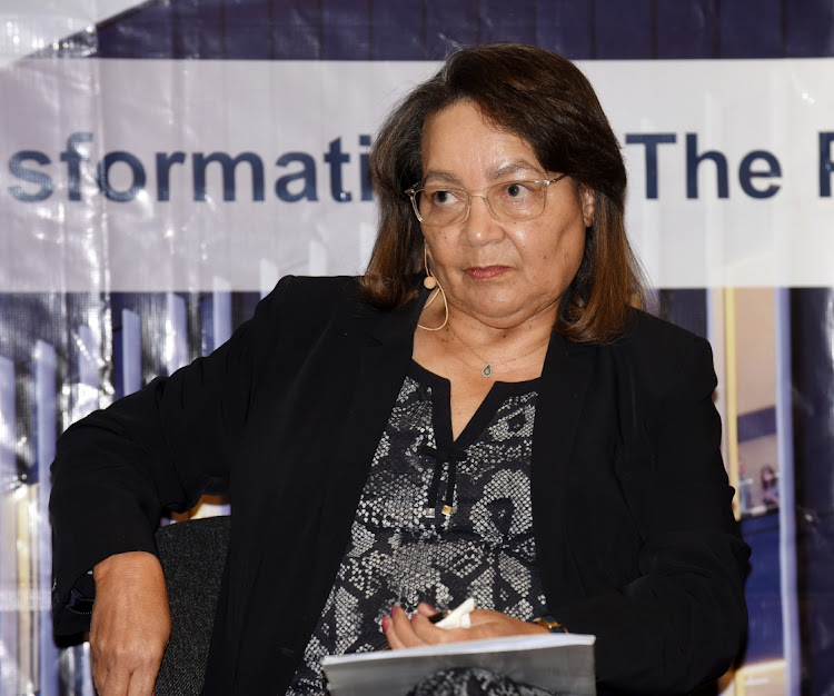 Minister of public works and infrastructure Patricia de Lille. File image