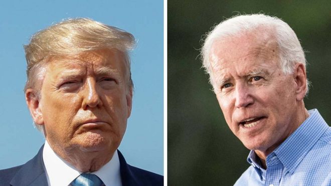 President Donald Trump and President-elect Joe Biden.