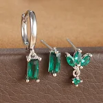 E1617 Silver Green 3PCs
