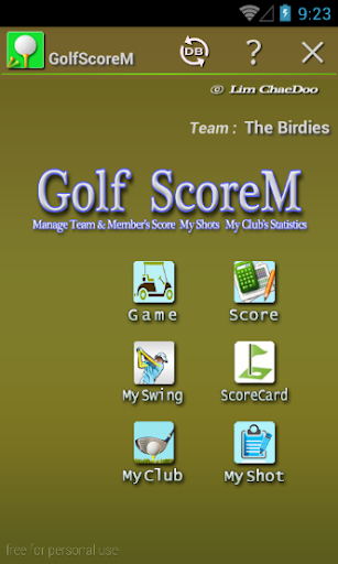 Golf Score M