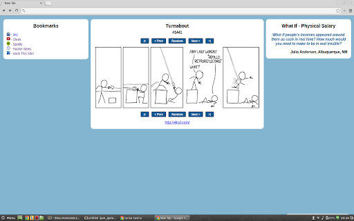 xkcd - New Tab Page