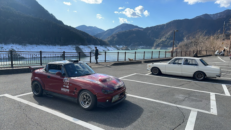 カプチーノの燃調セッティングドライブ・カプとスカGとコーギーとオッサン・ニューステッカー完成・山本改・Garage KTSに関するカスタム事例の投稿画像1枚目