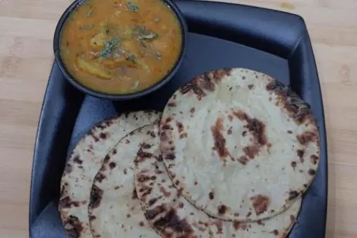 4 Pani Ki Ki Roti With Aloo Tomato Sabji