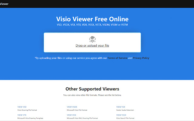 Visio Viewer Free Online chrome extension