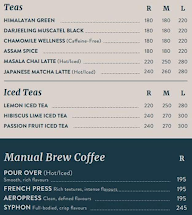 Third Wave Coffee menu 4