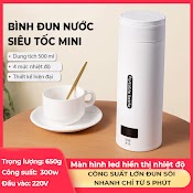 Bình Đun Nước Siêu Tốc Mini Du Lịch - K1497