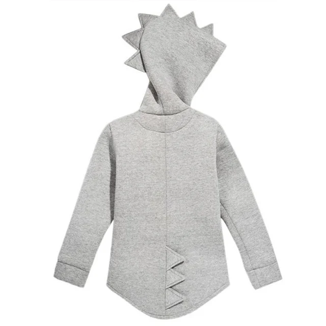 Jaqueta com capuz de dinossauro para bebês meninos Casaco infantil com capuz de dinossauro Roupa de inverno quente e adorável para meninos.