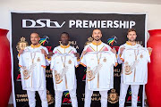 Royal AM new players Ruzaigh Gamildien, Khethukuthula Ndlovu, Samir Nurkovic and  Andre de Jong 