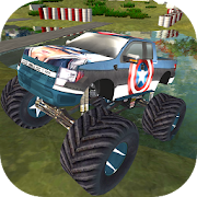 Super Heros Monster Truck Stunt Parking 1.0 Icon