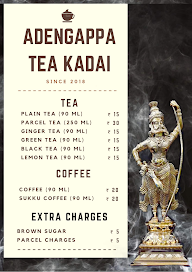 Adengappa Tea Stall menu 1