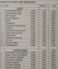 Sugar Boogar menu 2