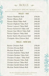 Kareem's menu 2