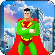 Flying Super Hero City Rescue Missions  Icon