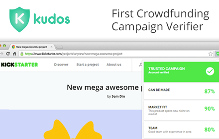 Kudos - Crowdfunding Campaign Verifier Preview image 0