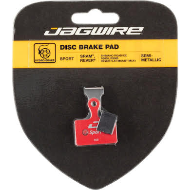 Jagwire Sport Semi-Metallic Disc Brake Bulk Pads 25 Pairs- For Shimano Pad Shape 59