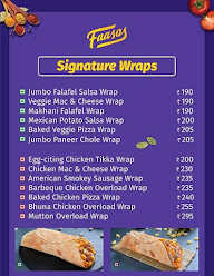 Faasos Signature Wraps & Rolls menu 4