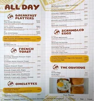 The Egg Factory menu 3