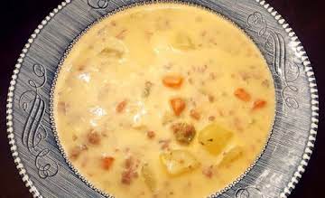 Mmmm Bacon Cheeseburger Soup From The Instant Pot!