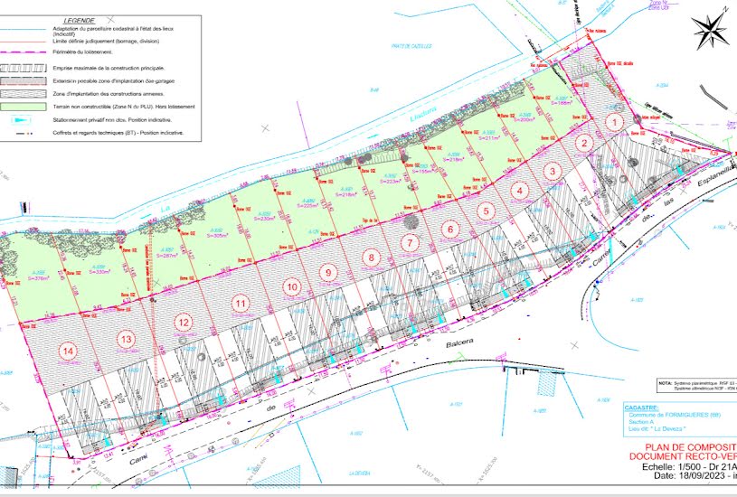  Vente Terrain à bâtir - 472m² à Formiguères (66210) 