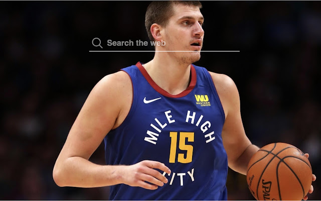 Nikola Jokic New Tab NBA Theme