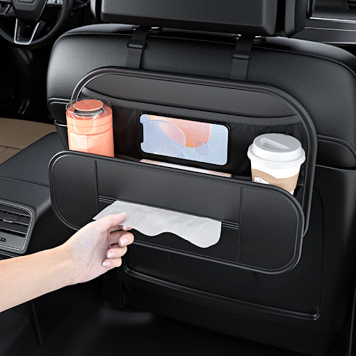 Title 5, Car Seat Back Storage Bag. Organize your car in...