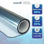 Phim Cách Nhiệt Cửa Kính Trong Suốt Cao Cấp Cho Nhà Kính Nanox D80